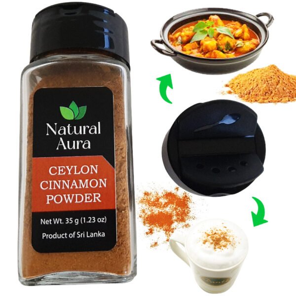 Ceylon Cinnamon Powder 35g Glass Jar
