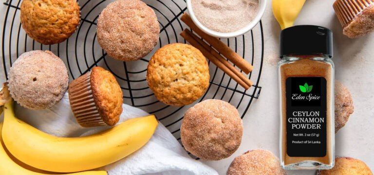 Dreamy Ceylon Cinnamon Banana Muffins